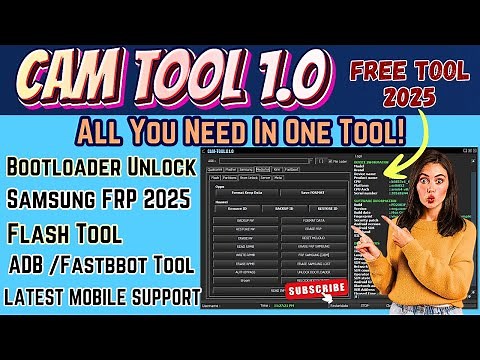 💥 Unlock & Flash ANY Android in Minutes! CAM Tool FRP Bypass Made SIMPLE! 🔑