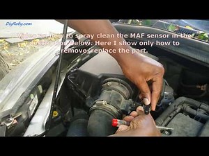 Comment enlever le capteur d'air sur Opel Meriva