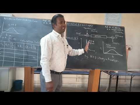 Residence time distribution Explanation and calculation