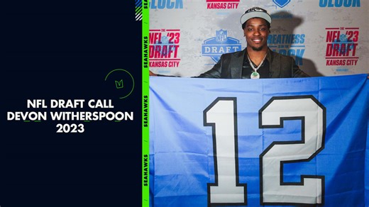 Devon Witherspoon 2023 NFL Draft Call