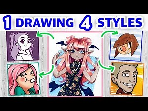 STEALING YOUTUBERS' ART STYLES || Style Challenge!