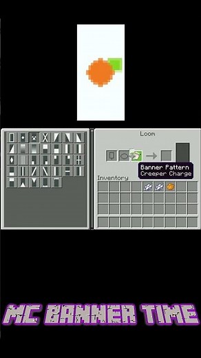 Minecraft Orange Banner Design Short - It's Banner Time!