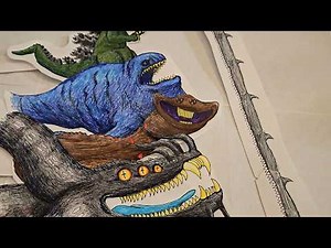 Surprise Fish Pile - Bloop's Godzilla El Grans the Maja