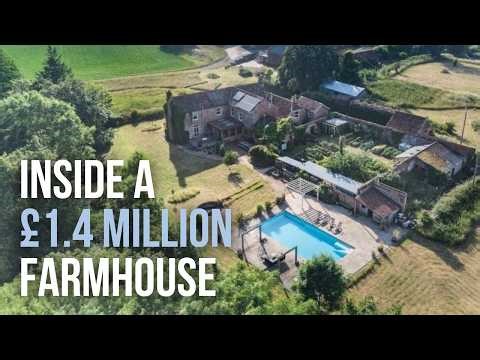 Inside a Somerset Farmhouse with a Swimming Pool | Property Tour