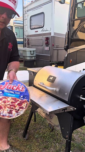 Pizza and NASCAR wooohooo! @Grilla Grills | pizza on the grill