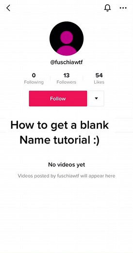 Step by Step Tutorial on how to make your name blank :) Hope you all enjoy! #fyp #viral #tutorial