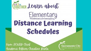 Check out this video message from SCUSD Chief Academic Officer Christine Baeta as she walks us through the schedule for an elementary student! | Sacramento City Unified School District