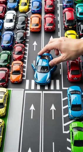 Car Amazing mini track race action #cars #minitrack #carshow