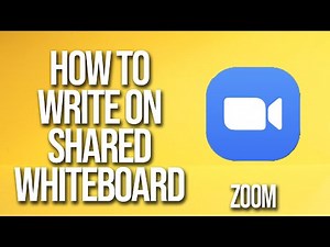 How To Write On Shared Whiteboard Zoom Tutorial