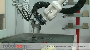 Waterjet ile freze bir arada Mermer Kompozit Paslanmaz Sektöründe kullanabileceğiz 10 parmağında 10 marifet yeni nesil robotlarımız v | Kalender Makine Pompa Robot