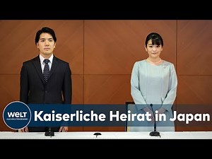 HOCHZEIT MIT HINDERNISSEN: Japanische Prinzessin Mako heiratet Jugendliebe Kei Komuro I WELT News