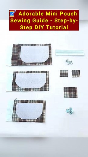 4.4K views · 23 reactions | 淋 Adorable Mini Pouch Sewing Guide - Step-by-Step DIY Tutorial #SewingTutorial #DIYPouch #HandmadeBag #fblifestyle | All Girls' Things | Facebook