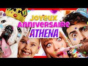 🎂 Happy Birthday Athena 🎵 Hilarious video to give as a gift! 🤣