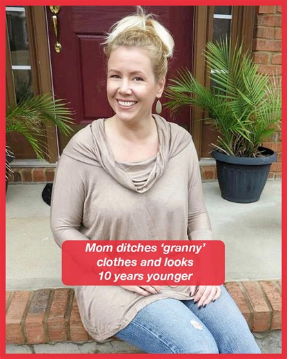 Mum says ditching 'granny clothes' makes her look 10 years younger