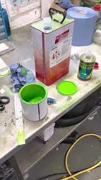 How to mix car paint. Understanding paint ratios with john. Two pack paint