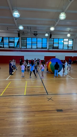 When the Omnikin ball rolls out… it’s GO time. 🔵🔴🟡🟢 Our 5th graders moved as one — inside circle, outside circle, all in sync. Clockwise. Reverse on the whistle. 👏 They weren’t just pushing a ball… they were working together, communicating, and locking in as a team. 💪 #WeWorkHere #TeamworkInMotion | Bse PE