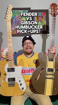 Fender vs Gibson humbucker pick ups