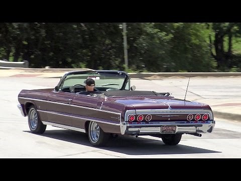 1964 Chevrolet Impala Convertible classic test drive & up close in 4K Ultra High Definition