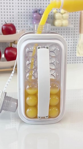 2-in-1 Ice Cube Tray & Bottle: Chill Your Drinks on the Go!