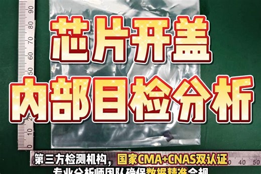 芯片开盖內部目检