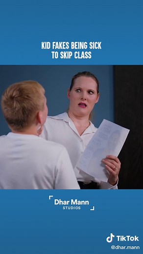 Dhar Mann Kid Fakes Being Sick to Skip Class