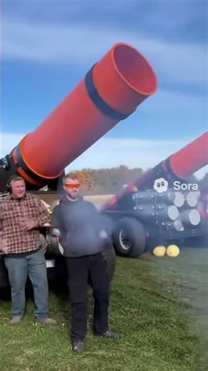 Mega Pumpkin Launcher Showdown 🎃💨