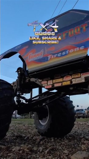BIGFOOT RUNNING WILD AT LEIF JOHNSON FORD!!!