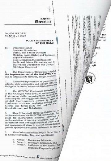 DepEd Order No. 010, s. 2024
