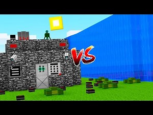 ⚔️ BATALHA DE CONSTRUÇÃO SEGURA VS TSUNAMI NO MINECRAFT