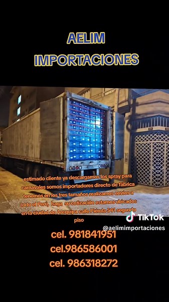 Sprays para Carnavales: Envíos a Todo Perú