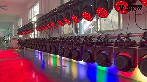 R1940L 19*40W ZOOM MOVING HEAD LIGHT TESTING Input Voltage: 100-240V, 50/60Hz Output Voltage: V1:36V(LED driver main board), Power consumption: 760W Power supply: 1000W Single LED power: 40W Light source: 19x40W RGBW 4IN LED Beam angle: 4-60° Adjustable color temperature DMX Channel: 21/23/35/78/92/97/99 CH Operate mode: DMX512, AUTO master/slave, Voice control，RDM Electronic dimmer:0～100\u0016bit linear Linear CTO color temperature adjustment: 2500-8000K Four dimming curve functions Rich color 