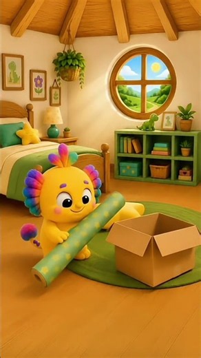 Mimió solo quería envolver un regalo… ⭐📦😂