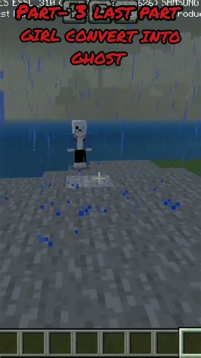 Girl Convert Into Ghost Part-3😱 #minecraft#death #scary#gaming #creepy#viralshort#ghost #girl #short