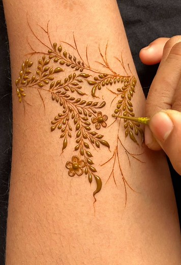 Backhand Mehndi Tutorial with Beautiful Rose Design