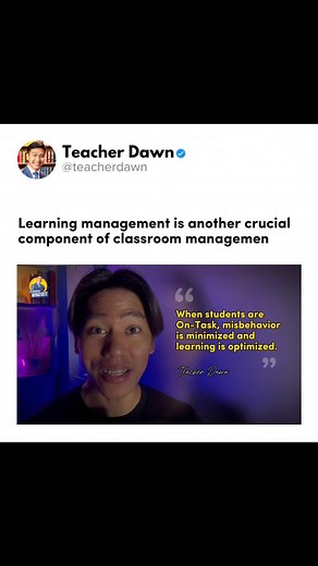 33K views · 761 reactions | Learning Management is a crucial component of classroom management #teacherdawn #learningmindset #educationalcontent #teachingtips #classroommanagement #teachertraining #teacherlife | Teacher Dawn | Facebook