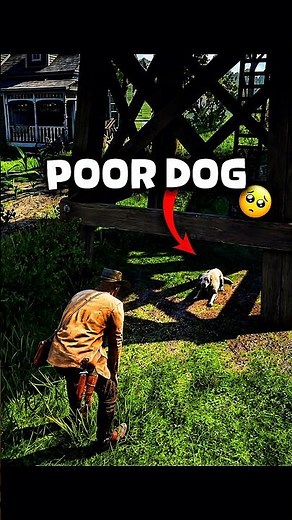 Never Ignore This Lost Dog in RDR2 🐶😭 #shorts