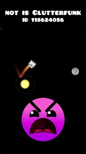 Clutterfunk But IMPOSSIBLE #geometrydash #shorts #challenge