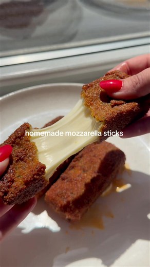 Homemade Mozzarella Sticks Recipe