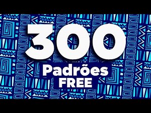 FREE DOWLOAD - 300 Patterns Grátis para Photoshop (BAIXE AGORA)