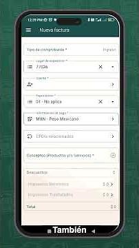 Plantillas en Factura SAT Movil