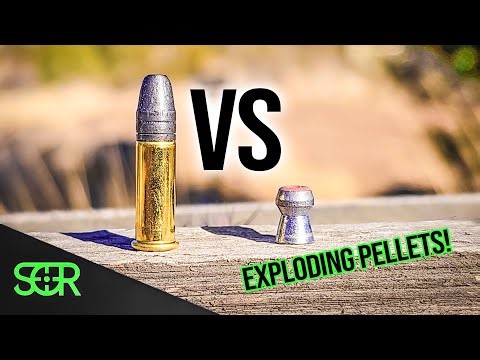 😱 wasn’t expecting that… 22LR vs .22 Airgun with EXTRA SPICY AMMO 🥵