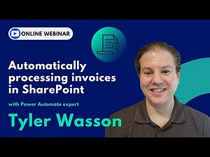 WEBINAR: Automatically processing invoices in SharePoint