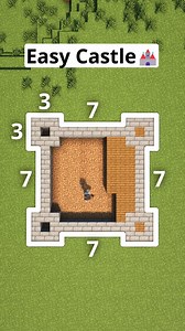 Minecraft Easy Castle🏰 #minecraft #minecraftbuilding #minecraftbuilds #minecrafttutorial #minecrafters #minecraftpe #minecraftbuildings #minecrafthouses | AddOns Maker