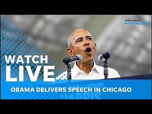 Live: Barack Obama delivers speech calling for unity after divisive 2024 election in Chicago
