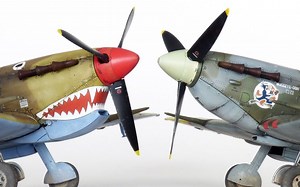 《鹰之召唤》牛魔王 1/48 Spitfire MkVb/Mk.Vc 喷火战斗机模型制作(双机限定版)-D.S.M