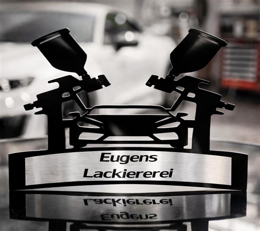 Personalized Workshop Sign - Wall Decoration for Paint Shop - Gift for Painters & Car Enthusiasts - Custom Garage Logo - Workshop Decor - Etsy