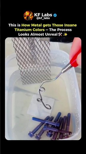 Metal Changing Color Like Magic ⚡🤯 (No Paint!)