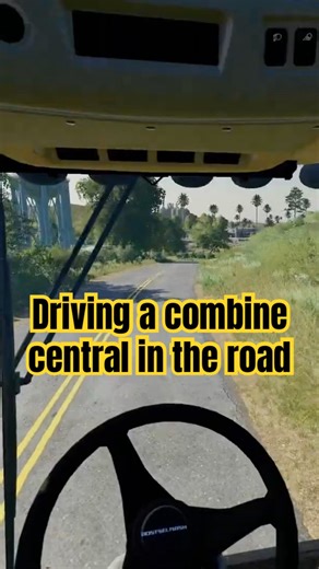 Getting the right position in the road #farming #farmingsimulator19