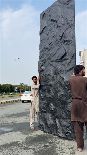 3.9K views · 1.1K reactions | Azy Stone is Built for a lifetime. Light weight. Strong. Elegant. Perfect for bed back walls, TV walls, entrances & luxury interiors. Contact Zakiah today and get your Azy Stone custom-made. +92 312 9448844 #azystone #interiordesign #stonesculpture | Zakiah Marbles & Granites | Facebook