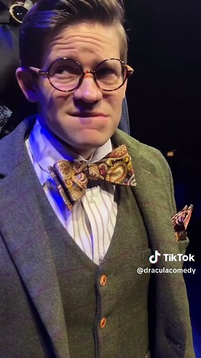 Vampire James Daly in 'Dracula: A Comedy of Terrors' Kiss Scene